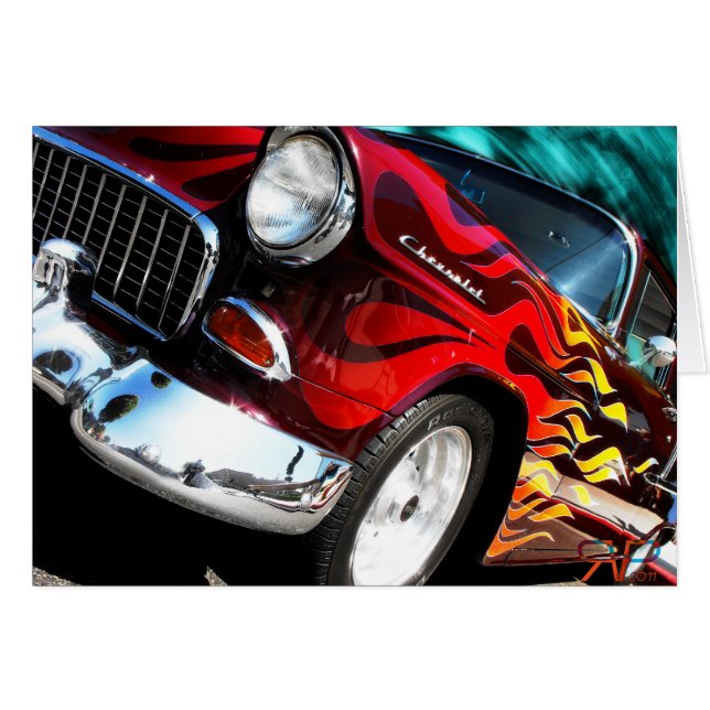 Chevy V6 frisiertes Auto 1955 (Vorderseite (Horizontal))