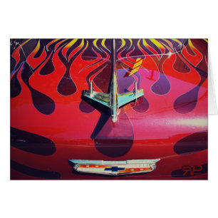 Chevy V6 frisiertes Auto 1955