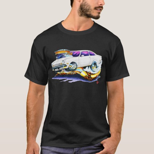 Chevy Vega Weiß-Auto T-Shirt (Vorderseite)