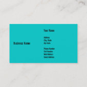 Chevy Visitenkarte (Rückseite)