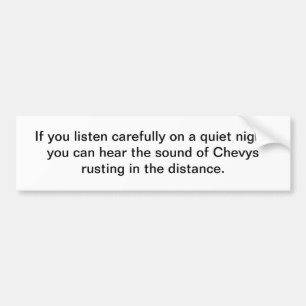 Chevys, das im Abstand - Autoaufkleber verrostet