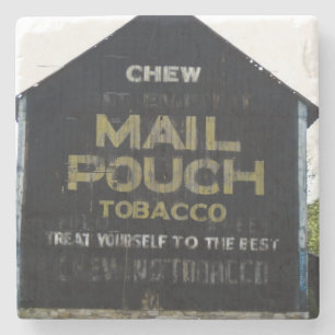 Chew Mail Pouch Vintage Scheune Americana Steinuntersetzer