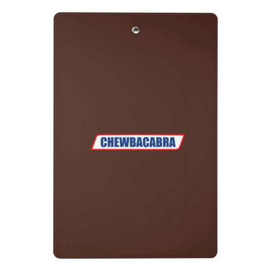 Chewbacabra Mini Clipboard Klemmbrett (Rückseite)