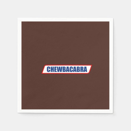 CHEWBACABRA Paper Napkins Serviette (Vorderseite)