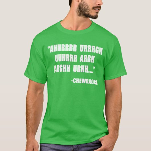 Chewbacca Quote boy T-Shirt (Vorderseite)