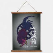 Chewie Tapestry-Gray Wandteppich Mit Holzrahmen (Vorderseite)