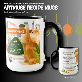 CHEWIE'S CHEWS -CHOW  Art Muse Recipe  Tasse