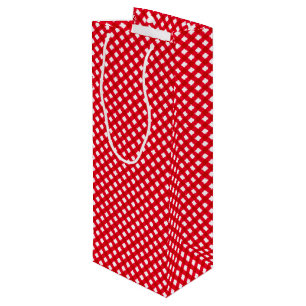 Chex 11-DARK RED-WINE FLASCHE GIFT BAG Geschenktüte Für Weinflaschen