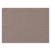 CHEX 13-DARK BROWN-BAUMWOLLE TABLECLOTH 52x70in Tischdecke (Vorderseite (Horizontal))