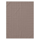 CHEX 13-DARK BROWN-BAUMWOLLE TABLECLOTH 52x70in Tischdecke (Vorderseite)