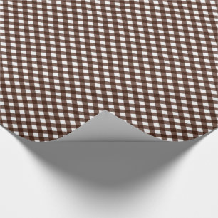 CHEX 13 DUNKELBROWN-GIFT-WRAPPING-PAPIER GESCHENKPAPIER