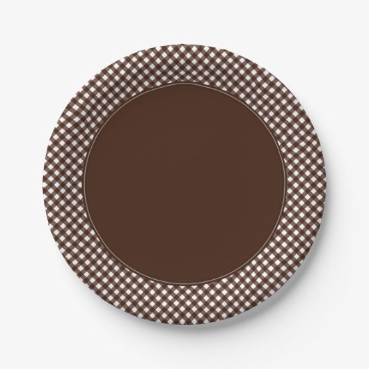 CHEX 13-DUNKELBROWN-PAPIER-TELLER-2 PAPPTELLER (Vorderseite)