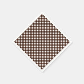 CHEX 13-DUNKELBROWN-PAPIERNAPKINS SERVIETTE (Ecke)
