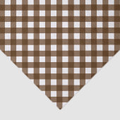 Chex 14-braune GEWEBE-WRAPPING-PAPIER Seidenpapier (Ausschnitt)