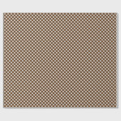 CHEX 14 BROWN-GIFT-WRAPPING-PAPIER GESCHENKPAPIER (Flach)
