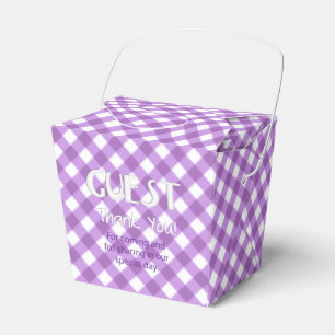 Chex 15-PASTEL LILA-GASTGESCHENK-Box, Geschenkschachtel