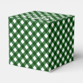 Chex 16-CHRISTMAS GREEN-FAVOR BOX,sq Herzkasten Geschenkschachtel (Rückseite)