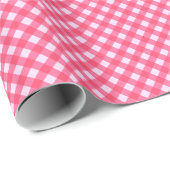 CHEX 1 PINK-GIFT-WRAPPING-PAPIER GESCHENKPAPIER (Rolleneckpunkt)