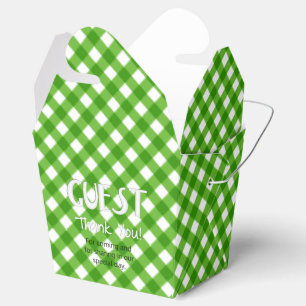 Chex 2-GREEN-GASTGESCHENK BOX, nehmen Sie den Stil Geschenkschachtel