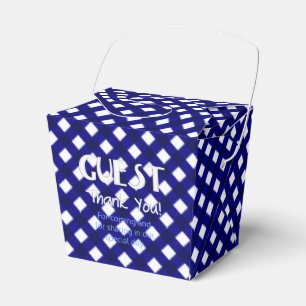 Chex 4-DARK BLUE-GASTGESCHENK BOX, Stil ausziehen Geschenkschachtel