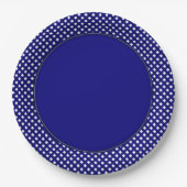CHEX 4-DUNKELBLAUE-PAPIERE-TELLER-2 PAPPTELLER (Vorderseite)