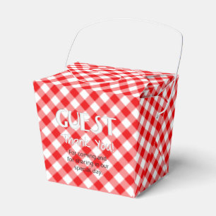 Chex 5-RED-GASTGESCHENK-BOX, Stil entfernen Geschenkschachtel