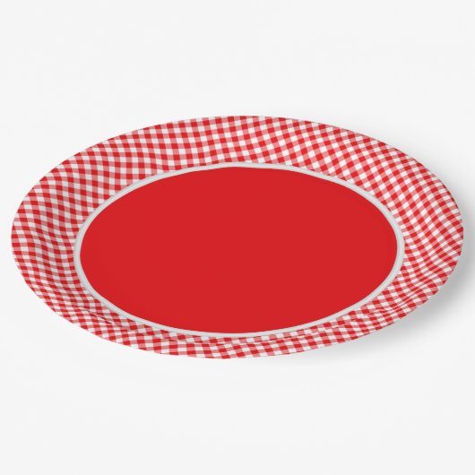 CHEX 5-RED-PAPER-TELLER-3 PAPPTELLER (Schrägansicht)