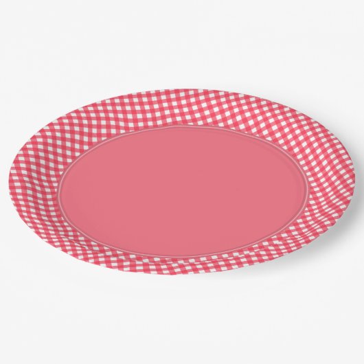 CHEX 7-WATERMELON-ROT-PAPIERE-TELLER-3 PAPPTELLER (Schrägansicht)