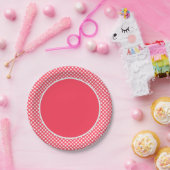 CHEX 7-WATERMELON-ROT-PAPIERE-TELLER-4 PAPPTELLER (Party)