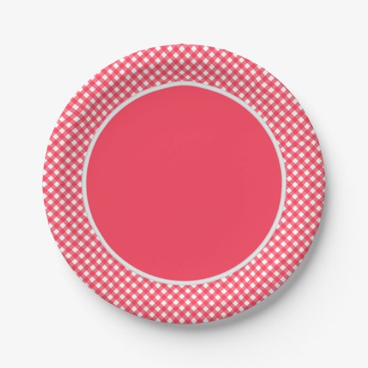 CHEX 7-WATERMELON-ROT-PAPIERE-TELLER-4 PAPPTELLER (Vorderseite)