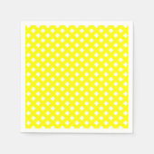 CHEX 8-YELLOW-PAPIERNAPKINS SERVIETTE (Vorderseite)