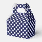 Chex 9-BLAU-GASTGESCHENK-Box, Gable-Style Geschenkschachtel (Rückseite)