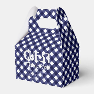 Chex 9-BLAU-GASTGESCHENK-Box, Gable-Style Geschenkschachtel