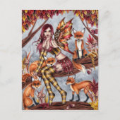 Cheyanna - Autumn Fairy Postcard Postkarte (Vorderseite)