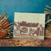 Cheyenne Amerikanischen Ureinwohner on the Move, 1 Fotoplatte (Seite)