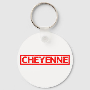 Cheyenne-Briefmarke Schlüsselanhänger