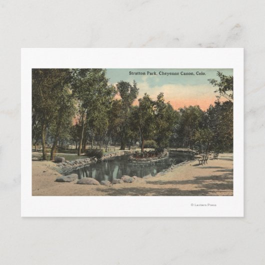 Cheyenne Canyon, Colorado - Stratton Park View Postkarte (Vorderseite)