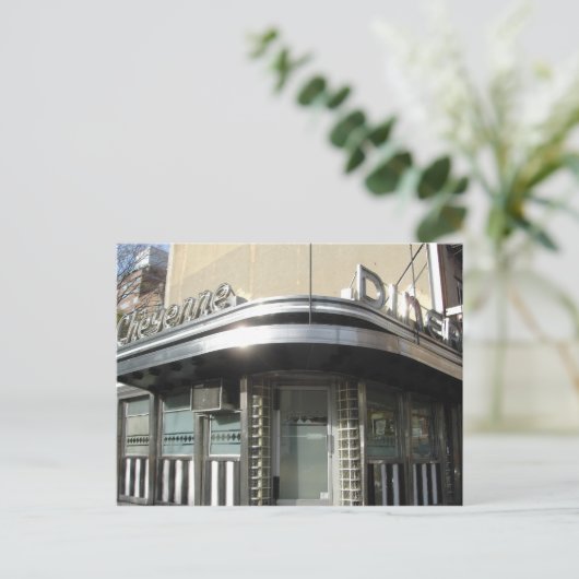 Cheyenne Diner Postkarte (Stehend Vorderseite)