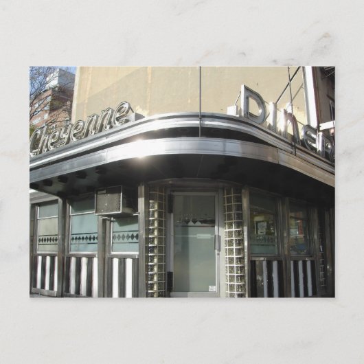 Cheyenne Diner Postkarte (Vorderseite)