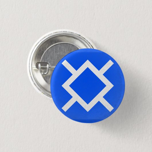 Cheyenne-Flagge Button (Vorne & Hinten)
