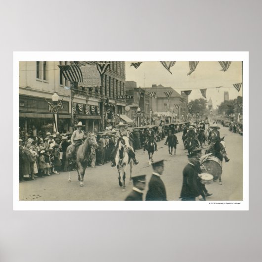 Cheyenne Frontier Days Parade. Poster (Vorne)