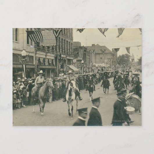 Cheyenne Frontier Days Parade. Postkarte (Vorderseite)