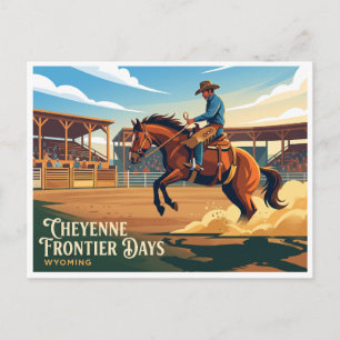 Cheyenne Frontier Days Wyoming Postkarte