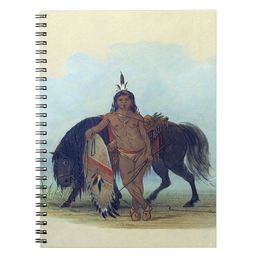 Cheyenne Indian Warrior Notizblock (Vorderseite)