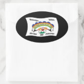 Cheyenne River Sioux Flag Aufkleber (Tasche)