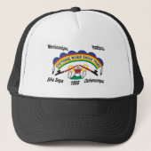 Cheyenne River Sioux Flag Hat Truckerkappe (Vorderseite)