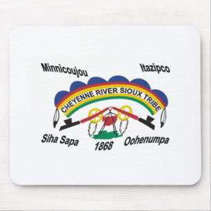 Cheyenne River Sioux Flag Mauspad