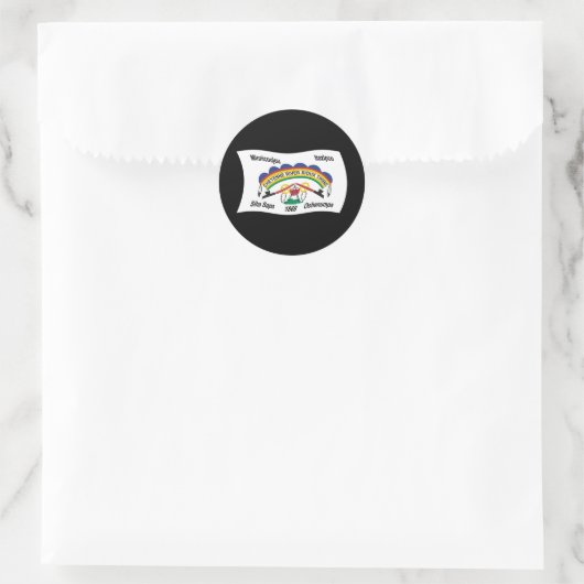 Cheyenne River Sioux Flag Sticker (Tasche)