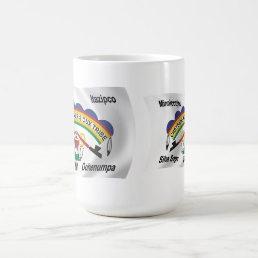 Cheyenne River Sioux Flag Tasse (Mittel)