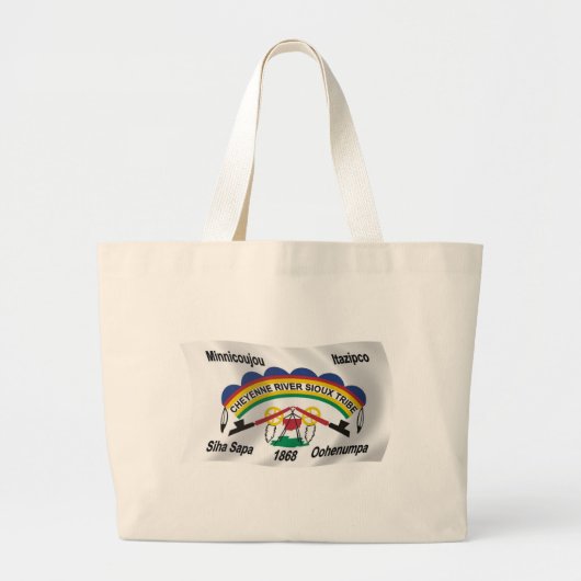 Cheyenne River Sioux Flag Tragetasche (Vorne)